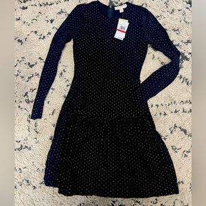 Michael Kors Black and Gold Dress